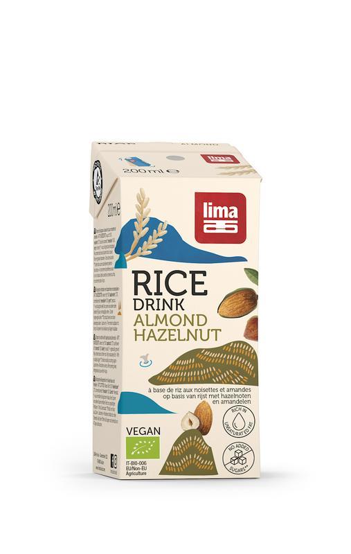 Lima Rice drink hazelnoot-amandel bio 200ml